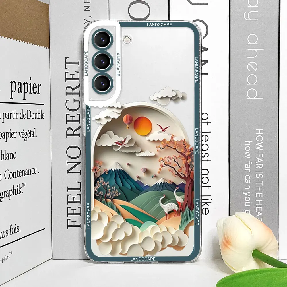 Etui Motyw Krajobrazy - Samsung series S - 21, 22, 23, 24, 25