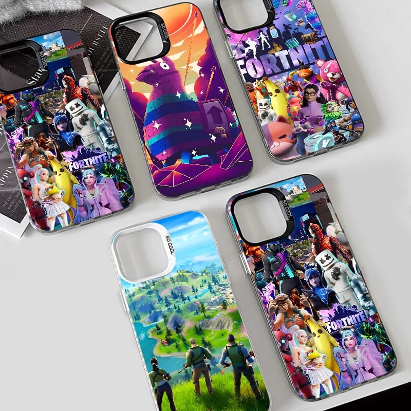 Etui Motyw Fortnite - iPhone - 11, 12, 13, 14, 15, 16