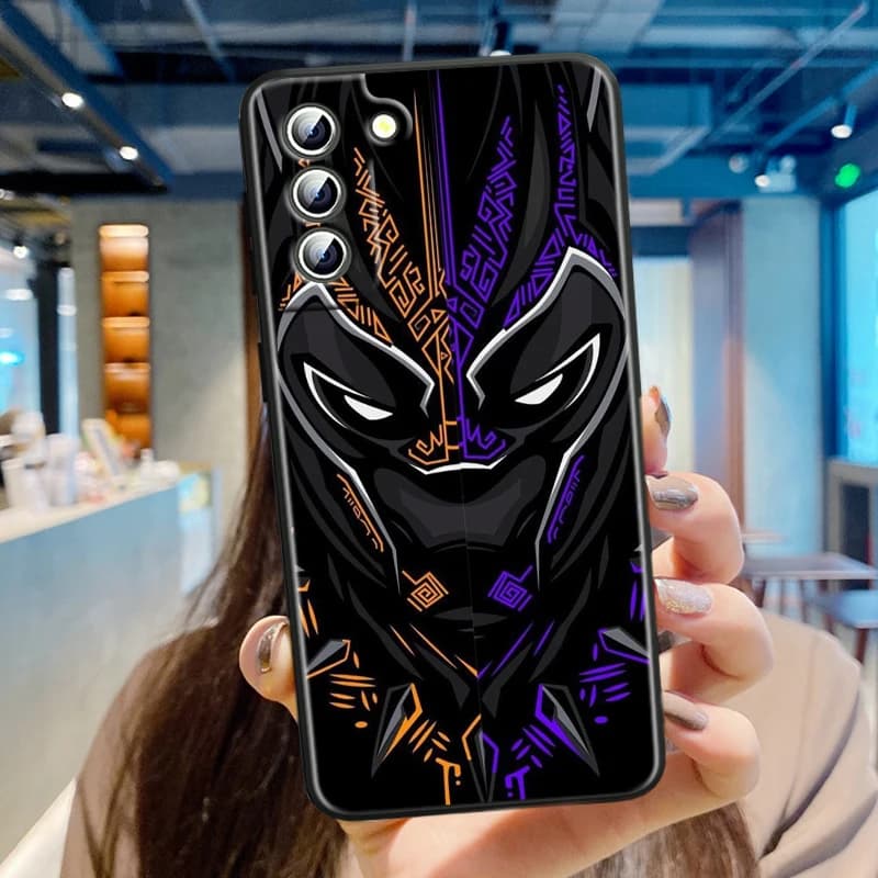 Etui Marvel Czarna Pantera - Samsung series S - S9, S10, S20, S21