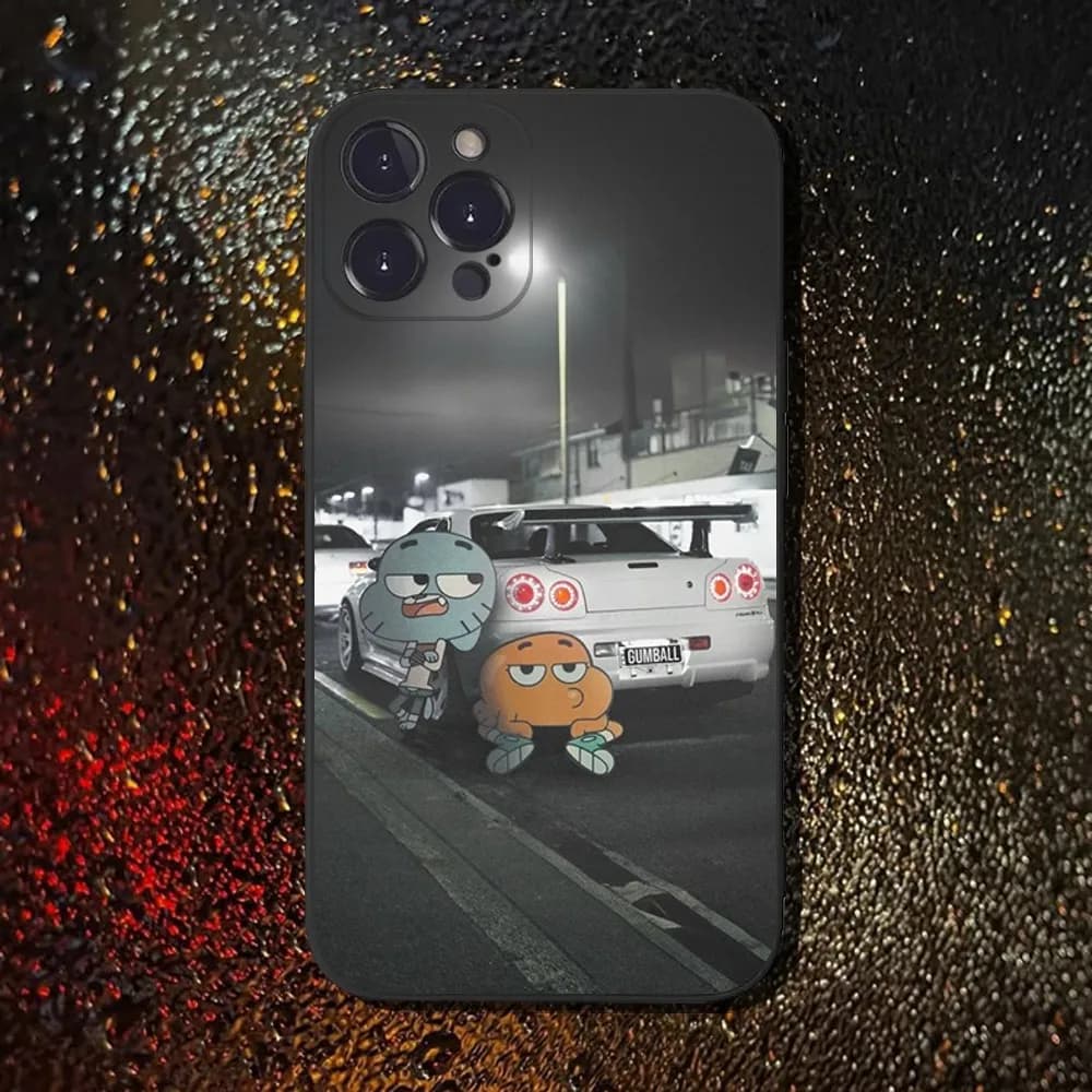 Etui Motyw Gumball - iPhone - X, XS, 11, 12, 13, 14, 15, 16