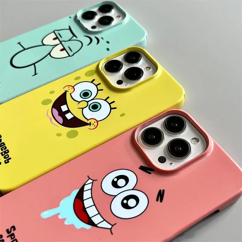 Etui Motyw SpongeBob - iPhone - 7, 8, X, XS, 11, 12, 13, 14, 15, 16