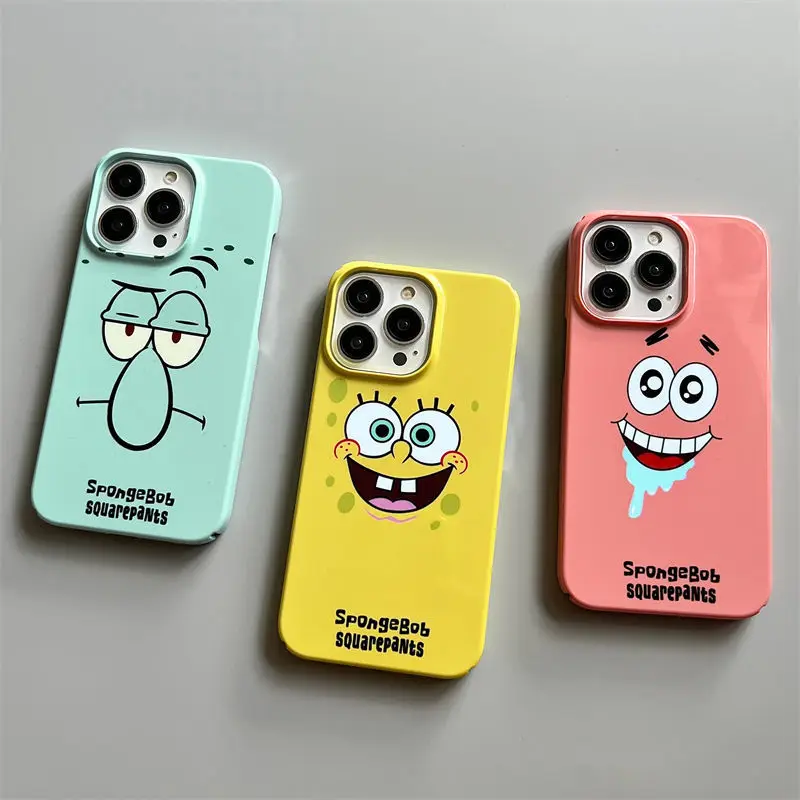 Etui Motyw SpongeBob - iPhone - 7, 8, X, XS, 11, 12, 13, 14, 15, 16