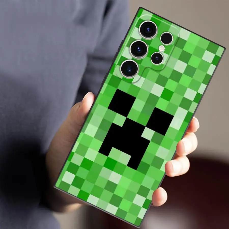 Etui Motyw Minecraft - Samsung series S - S20, S21, S22, S23, S24, S25