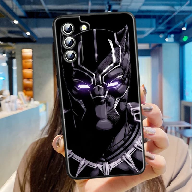 Etui Marvel Czarna Pantera - Samsung series S - S9, S10, S20, S21