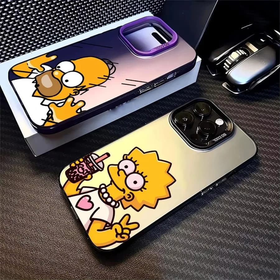 Etui Motyw Simpsons - iPhone - X, XS, 11, 12, 13, 14, 15, 16, 17, Air