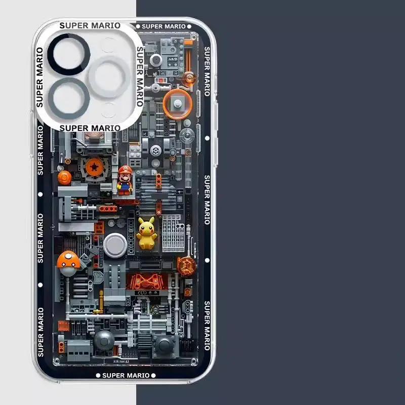 Etui Motyw Mario Bros - iPhone - 7, 8, X, XS, 11, 12,  13, 14, 15, 16