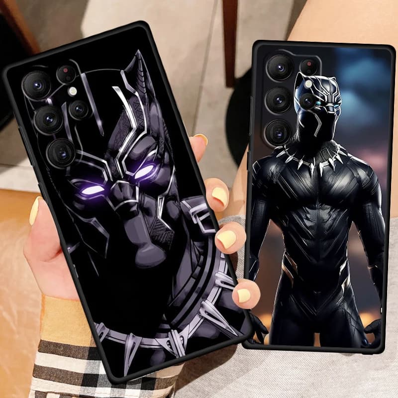 Etui Marvel Czarna Pantera - Samsung series S - S9, S10, S20, S21