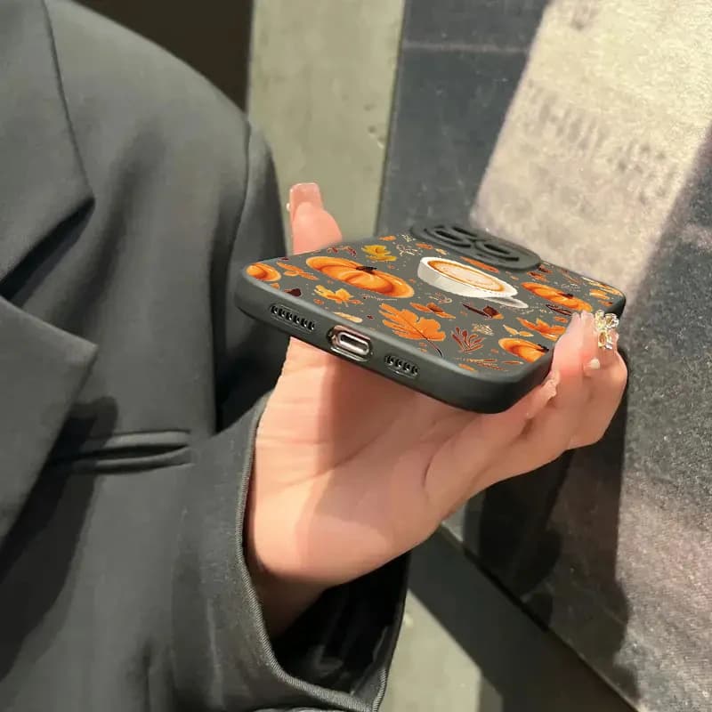 Etui Motyw Jesień - iPhone - 7, 8, X, XS, 11, 12, 13, 14, 15, 16, 17, Air