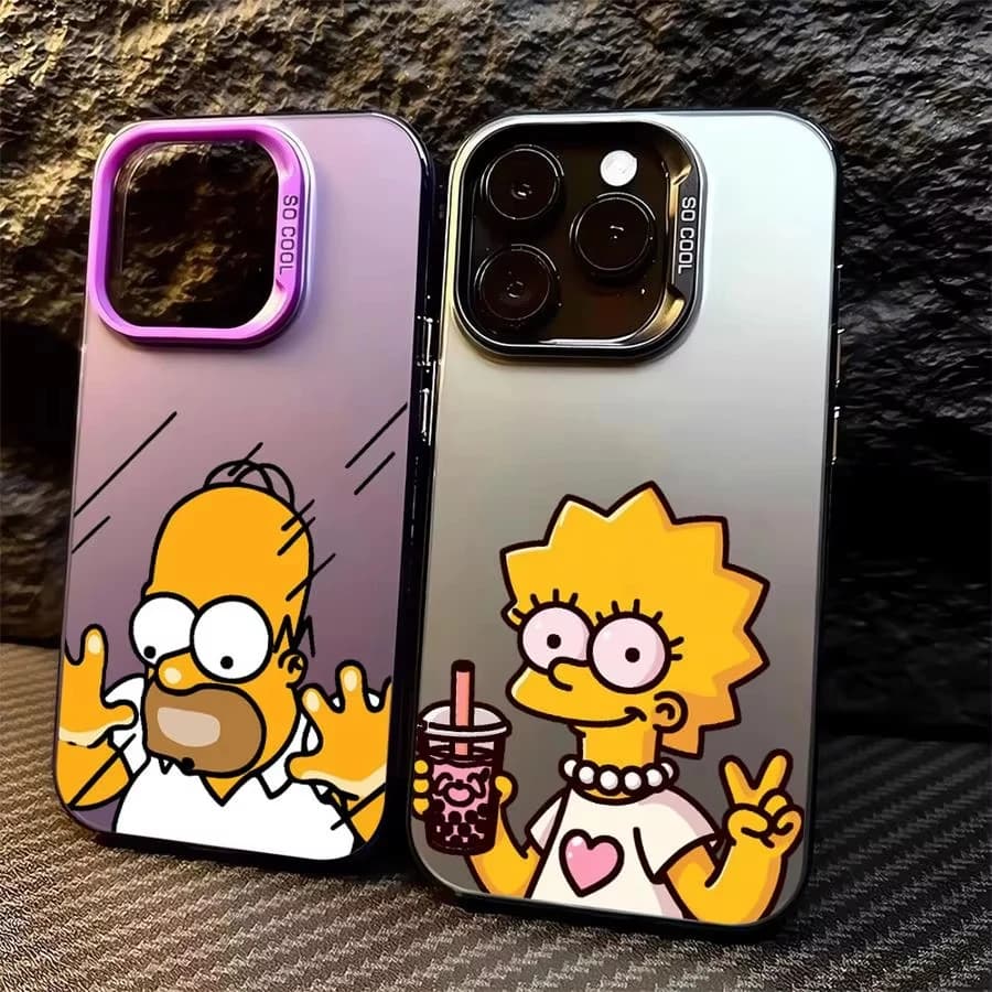 Etui Motyw Simpsons - iPhone - X, XS, 11, 12, 13, 14, 15, 16, 17, Air