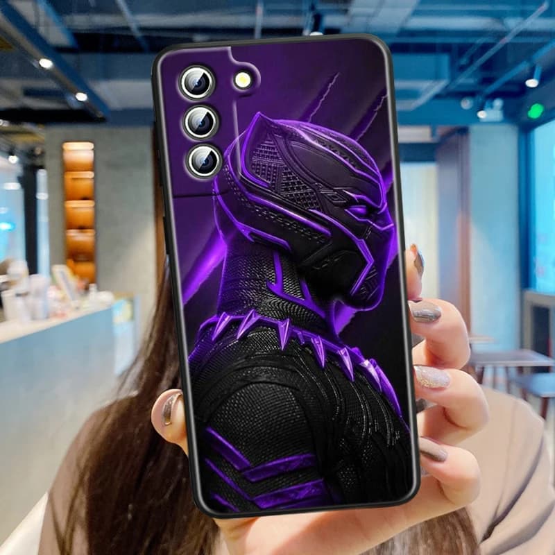 Etui Marvel Czarna Pantera - Samsung series S - S9, S10, S20, S21