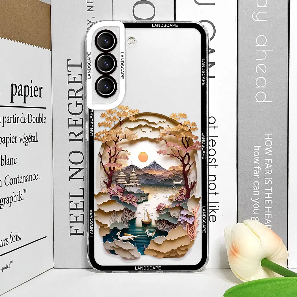 Etui Motyw Krajobrazy - Samsung series S - 21, 22, 23, 24, 25