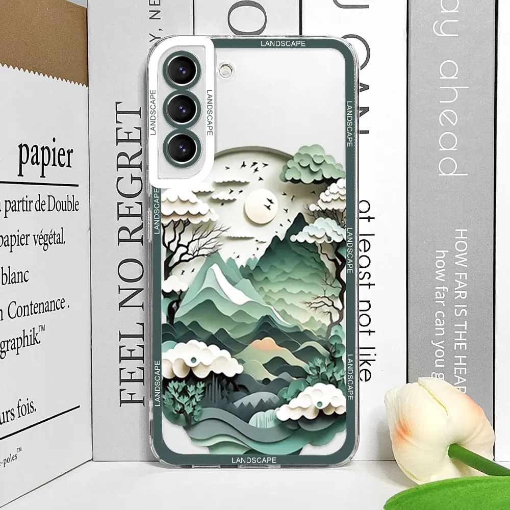 Etui Motyw Krajobrazy - Samsung series S - 21, 22, 23, 24, 25