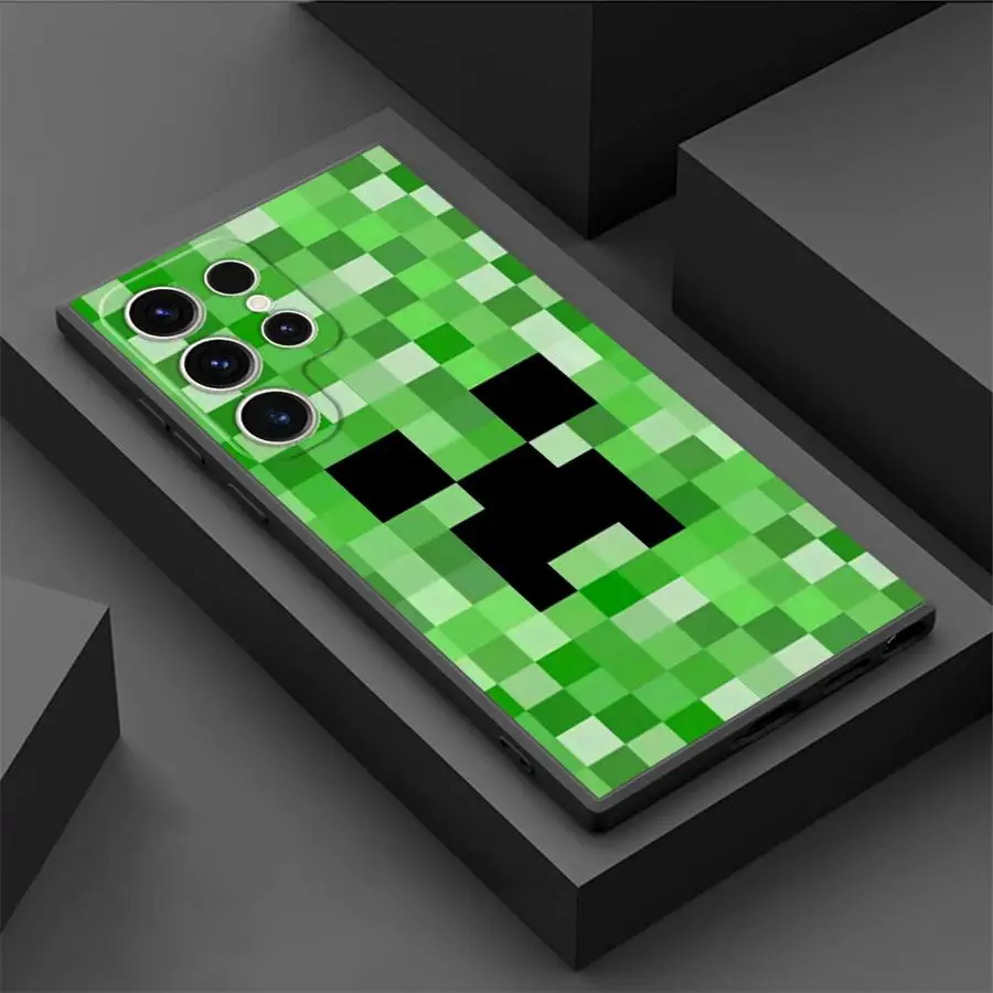 Etui Motyw Minecraft - Samsung series S - S20, S21, S22, S23, S24, S25