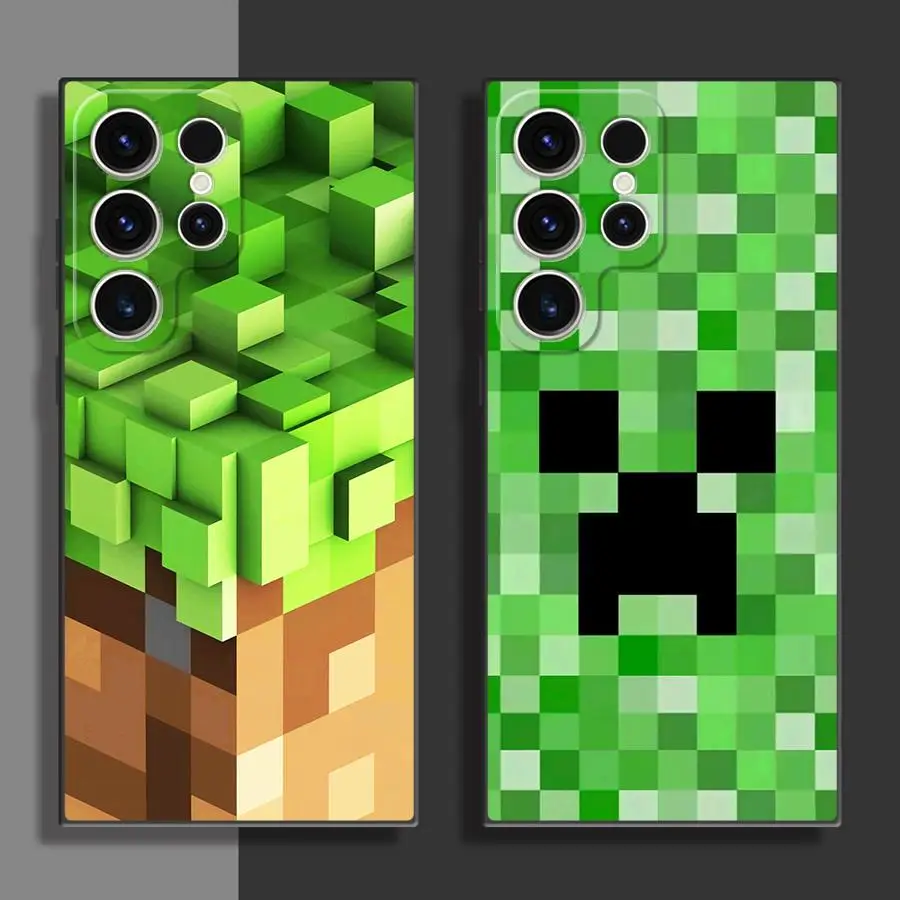 Etui Motyw Minecraft - Samsung series S - S20, S21, S22, S23, S24, S25