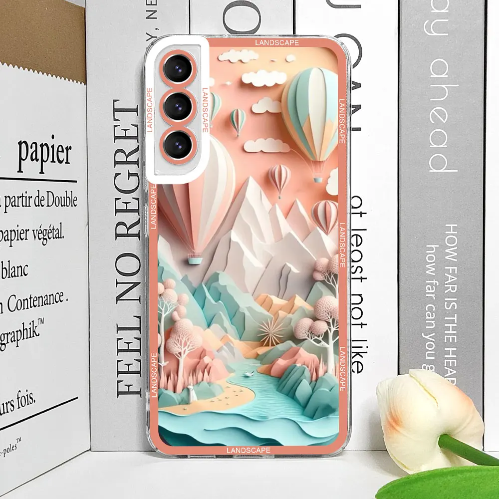 Etui Motyw Krajobrazy - Samsung series S - 21, 22, 23, 24, 25