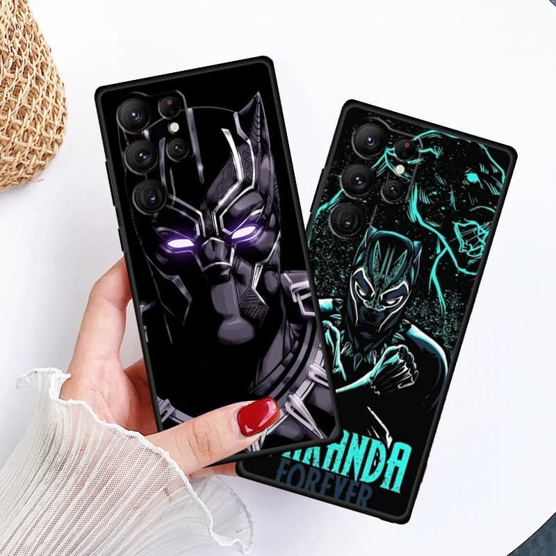 Etui Marvel Czarna Pantera - Samsung series S - S9, S10, S20, S21