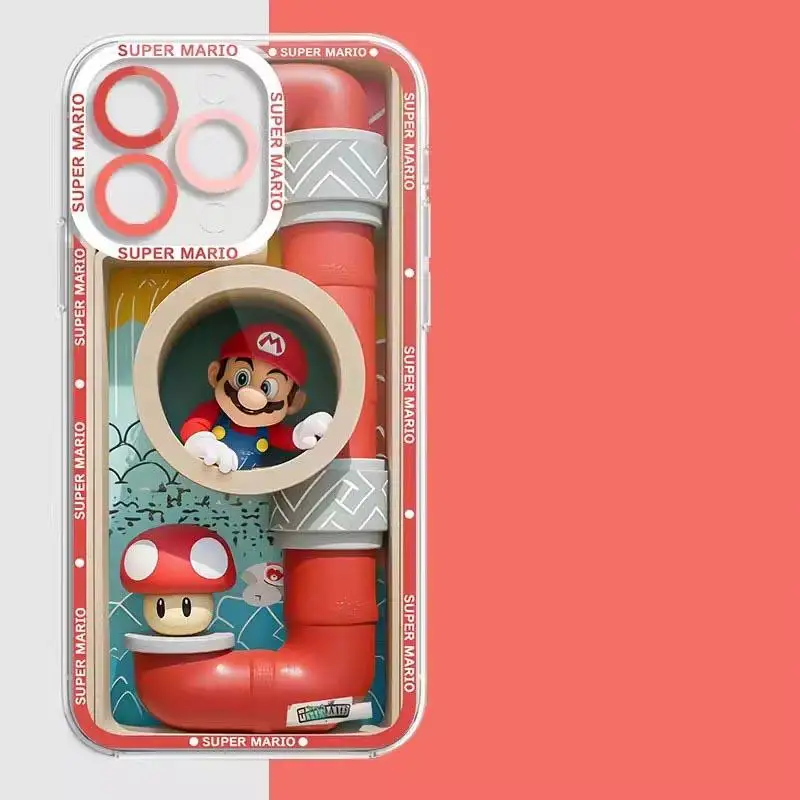 Etui Motyw Mario Bros - iPhone - 7, 8, X, XS, 11, 12,  13, 14, 15, 16