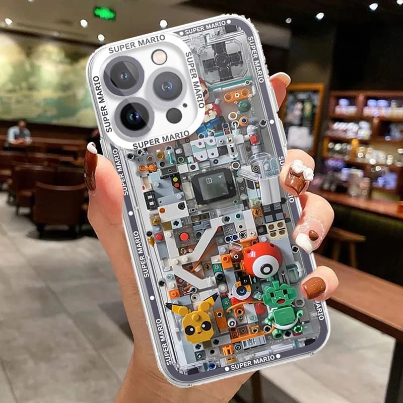 Etui Motyw Mario Bros - iPhone - 7, 8, X, XS, 11, 12,  13, 14, 15, 16