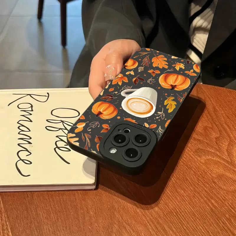 Etui Motyw Jesień - iPhone - 7, 8, X, XS, 11, 12, 13, 14, 15, 16, 17, Air