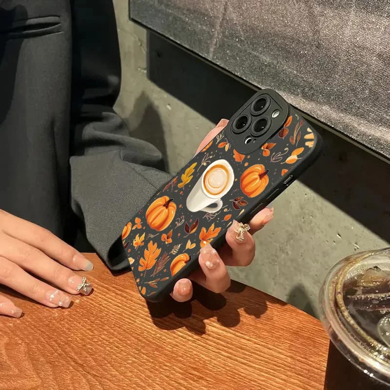 Etui Motyw Jesień - iPhone - 7, 8, X, XS, 11, 12, 13, 14, 15, 16, 17, Air