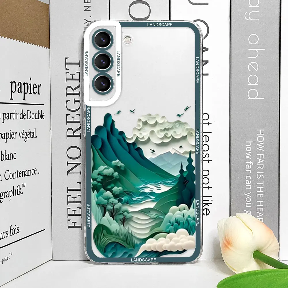 Etui Motyw Krajobrazy - Samsung series S - 21, 22, 23, 24, 25