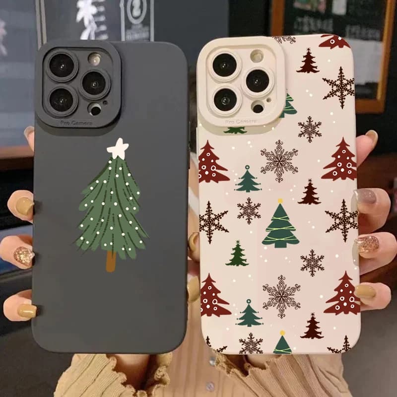 Etui Zimowe - iPhone - X, XS, 11, 12, 13, 14, 15, 16, 17, Air