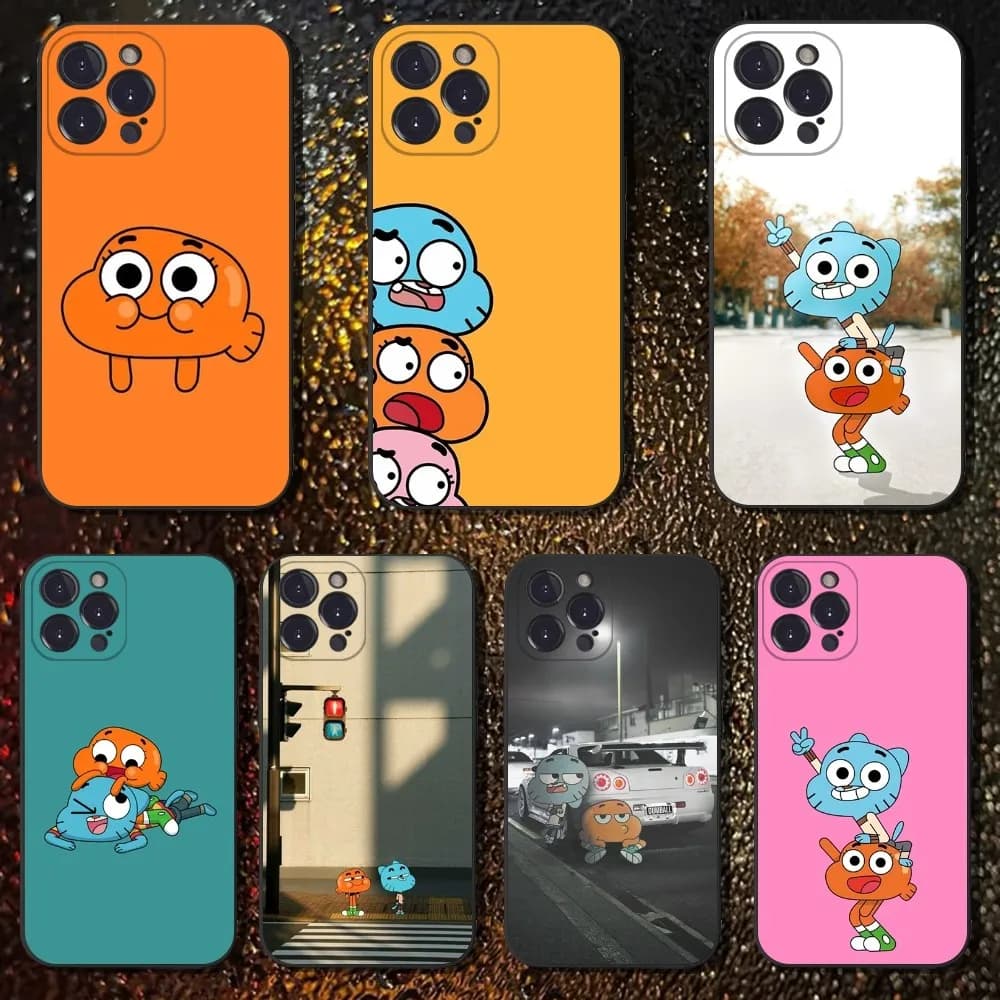 Etui Motyw Gumball - iPhone - X, XS, 11, 12, 13, 14, 15, 16