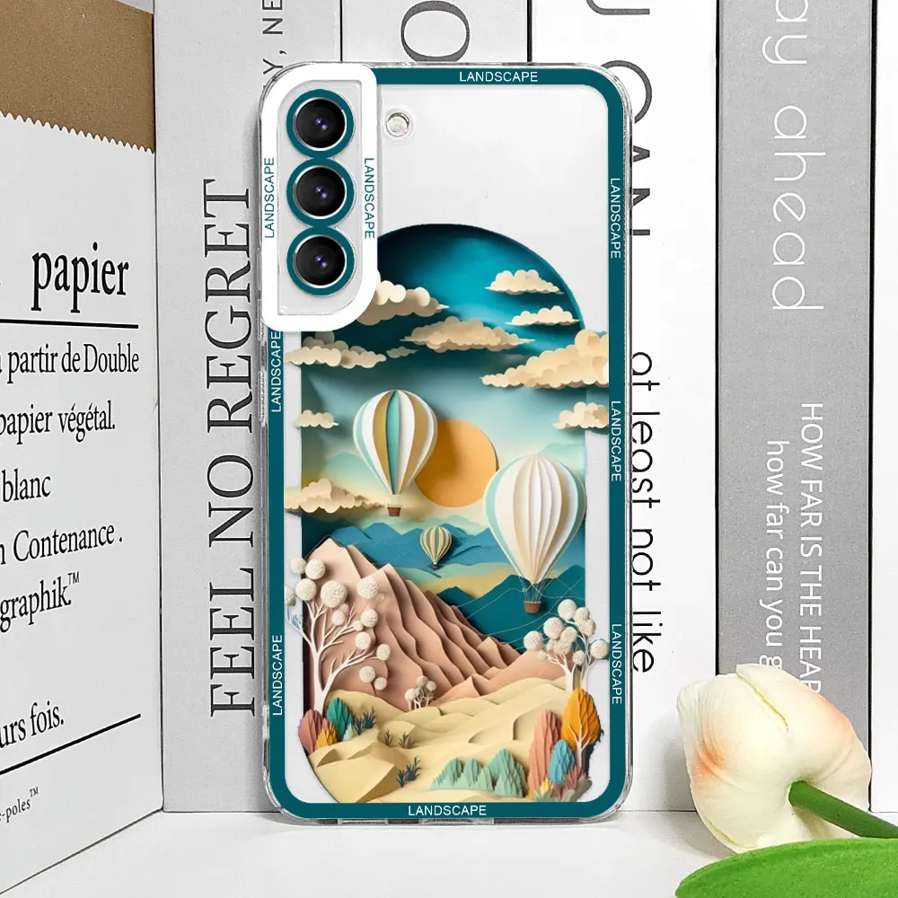 Etui Motyw Krajobrazy - Samsung series S - 21, 22, 23, 24, 25