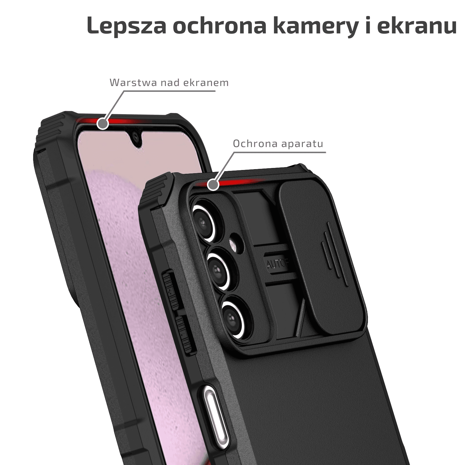 Etui Pancerne z podstawką - Samsung series A