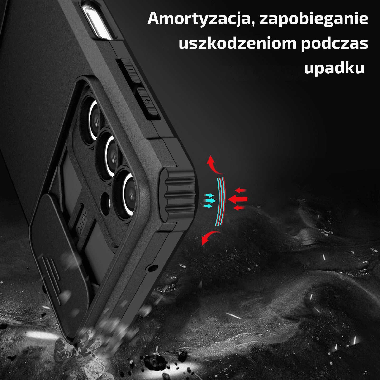 Etui Pancerne z podstawką - Samsung series A