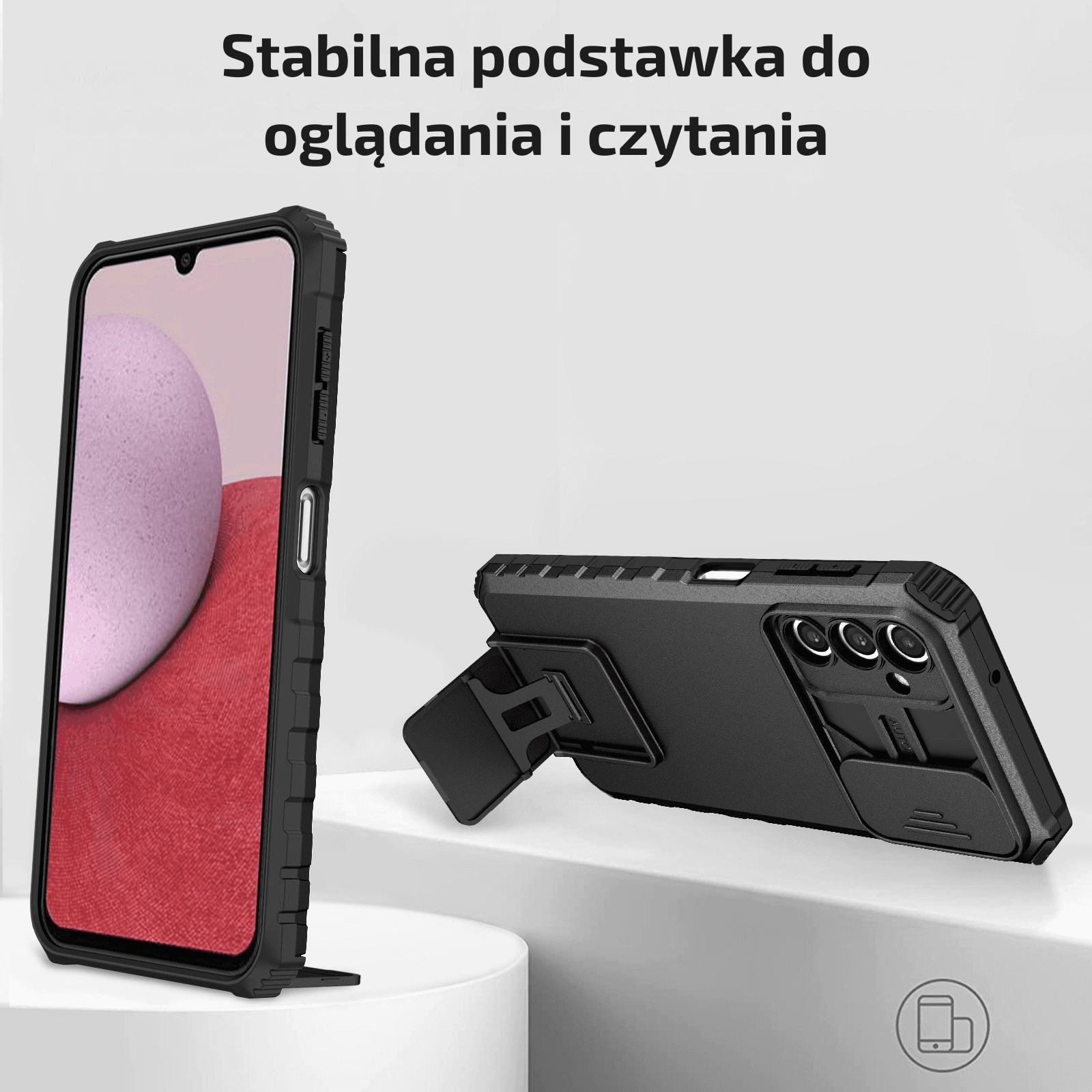 Etui Pancerne z podstawką - Samsung series A