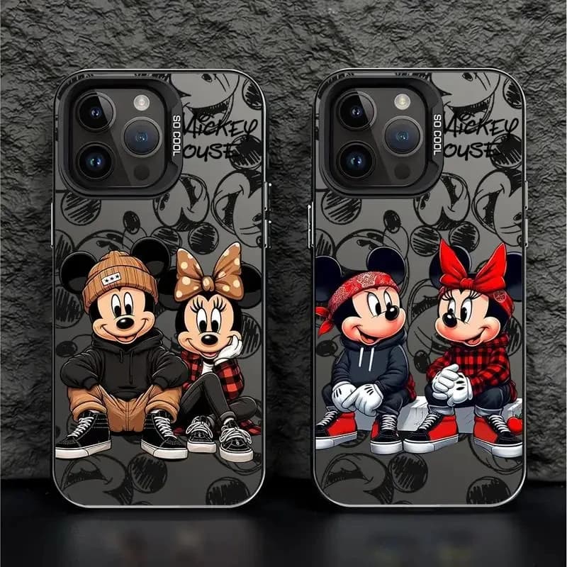 Etui Disney Mickey Minnie Mouse - iPhone - 7, 8, X, XS, 11, 12, 13, 14, 15, 16